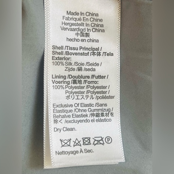 Madewell Silk Lucie Smocked Mini Dress in Moody Blue size XL - Picture 12 of 14